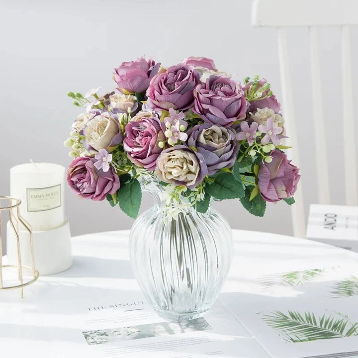 Artificial Peony Flower Bouquet Set - Home Wedding Decor