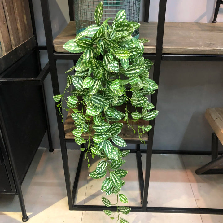 Green Rattan Leaf Vine Hanging Plant Decoration for Home Garden